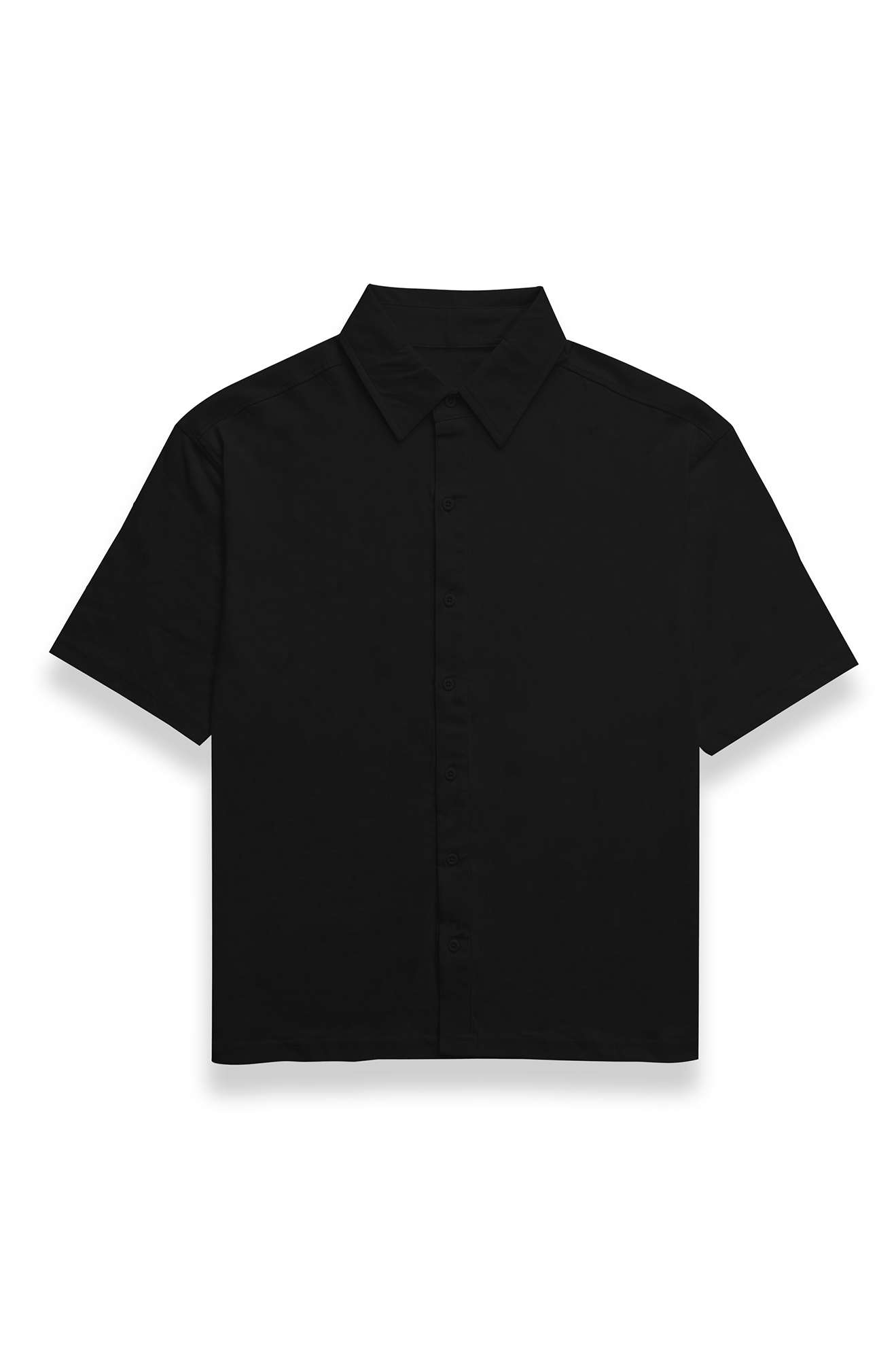 Oversized Black cotton shirt