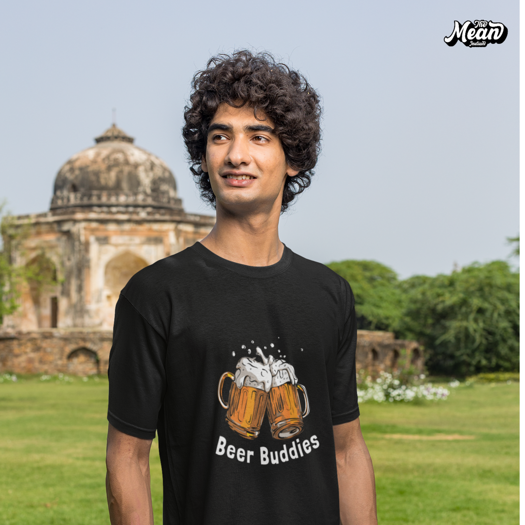 Beer Buddies - Boring Men's T-shirt The Mean Indian Store