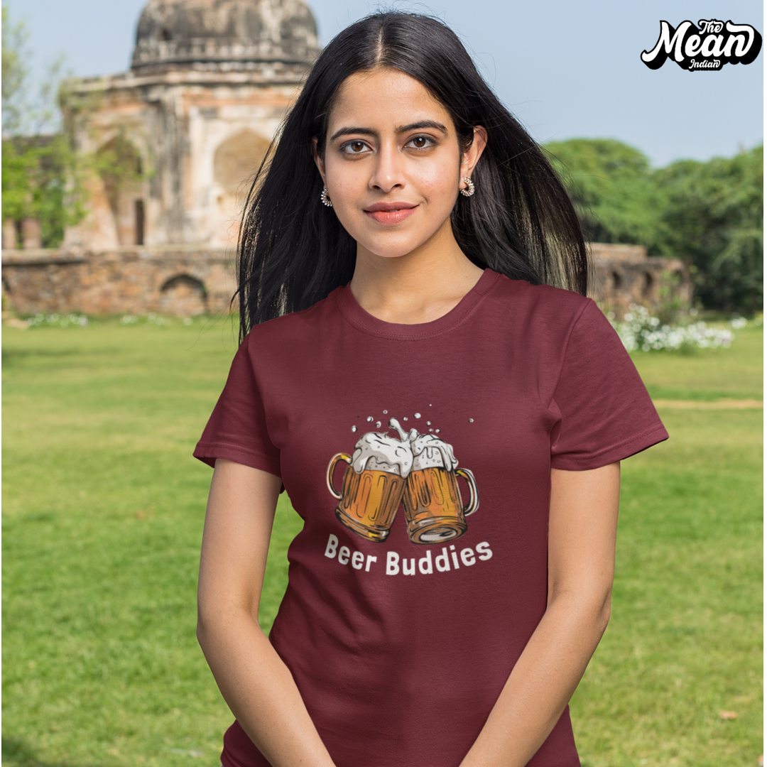 Beer Buddies - Boring Women's T-shirt The Mean Indian Store