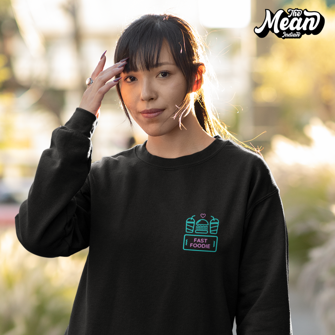Fast Foodie - Women's Sweatshirt (Unisex) The Mean Indian Store