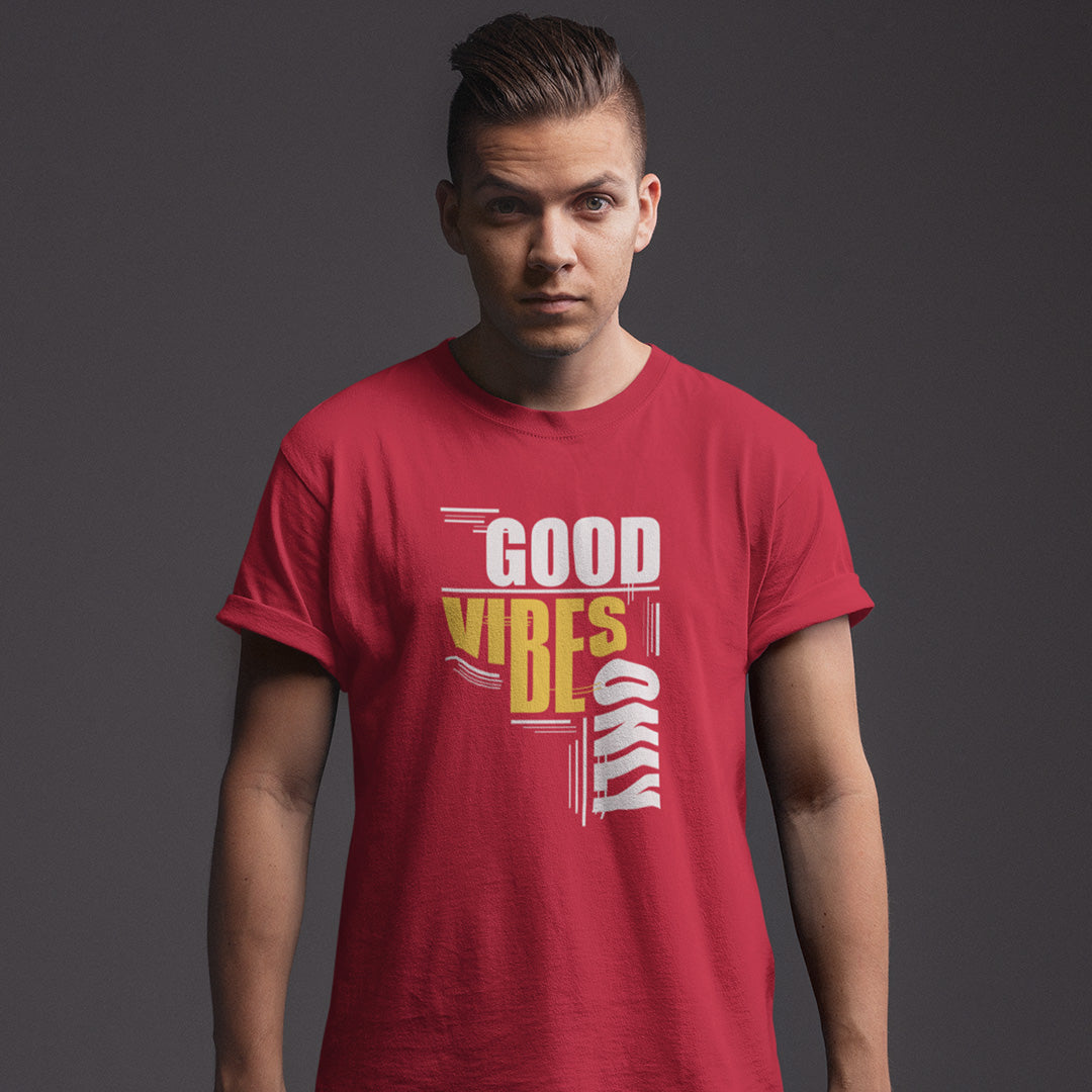 Good Vibes Only - Men's T-shirt The Mean Indian Store