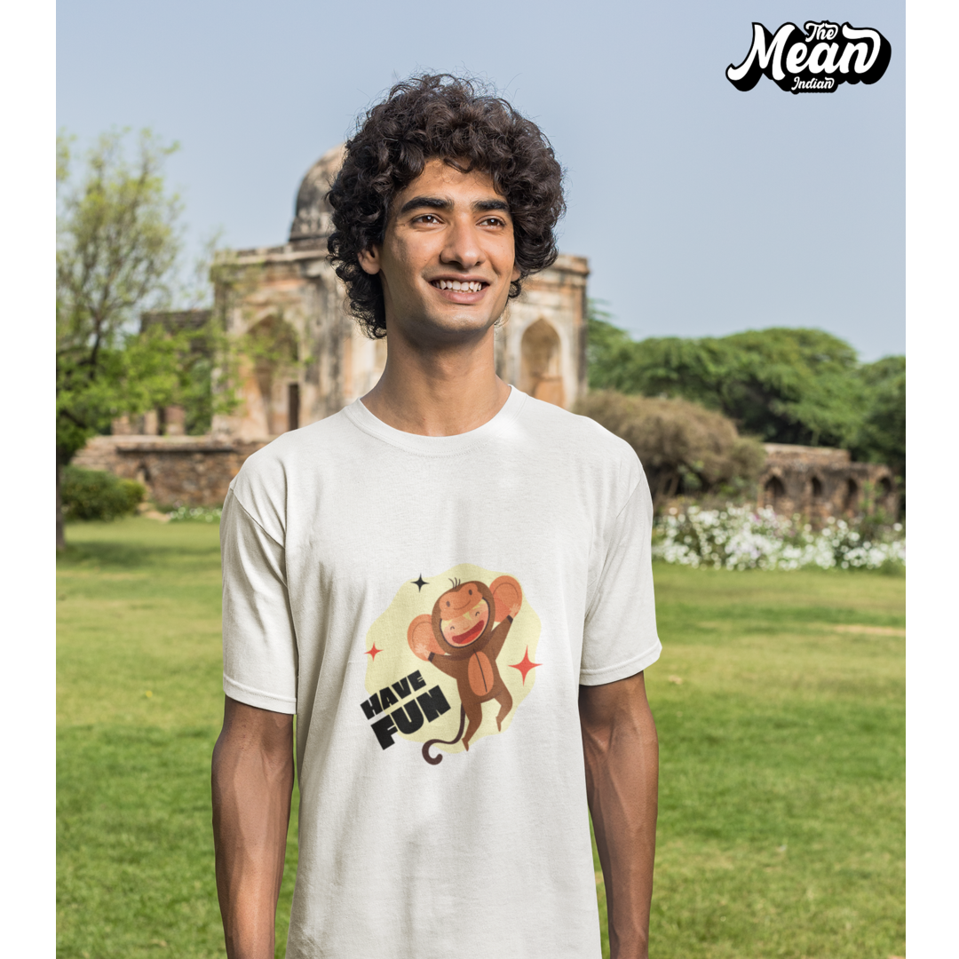 Have Fun Monkey - Boring Men's T-shirt The Mean Indian Store