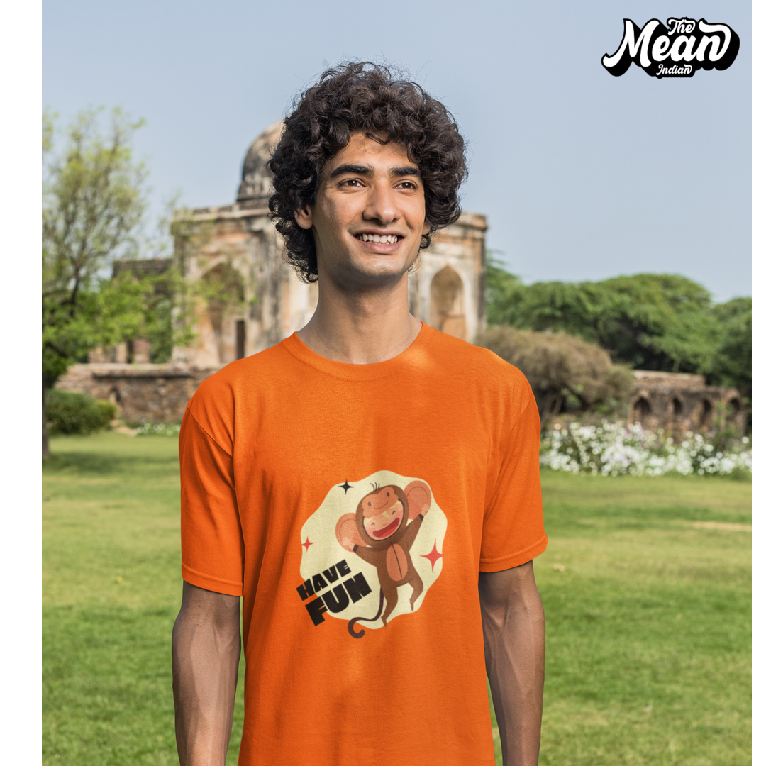 Have Fun Monkey - Boring Men's T-shirt The Mean Indian Store