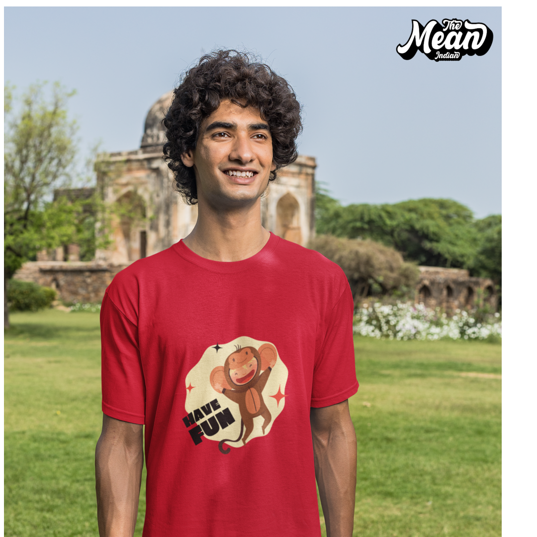 Have Fun Monkey - Boring Men's T-shirt The Mean Indian Store