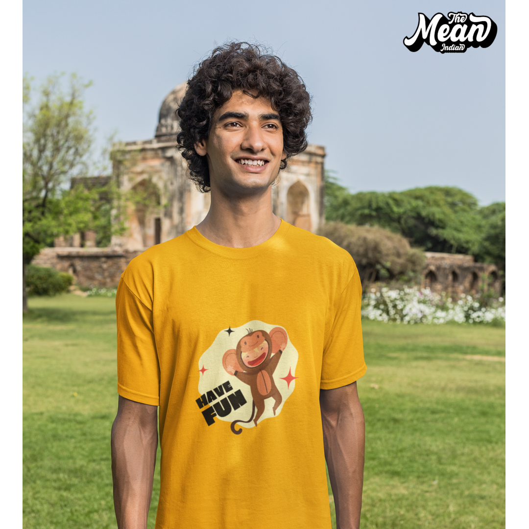 Have Fun Monkey - Boring Men's T-shirt The Mean Indian Store