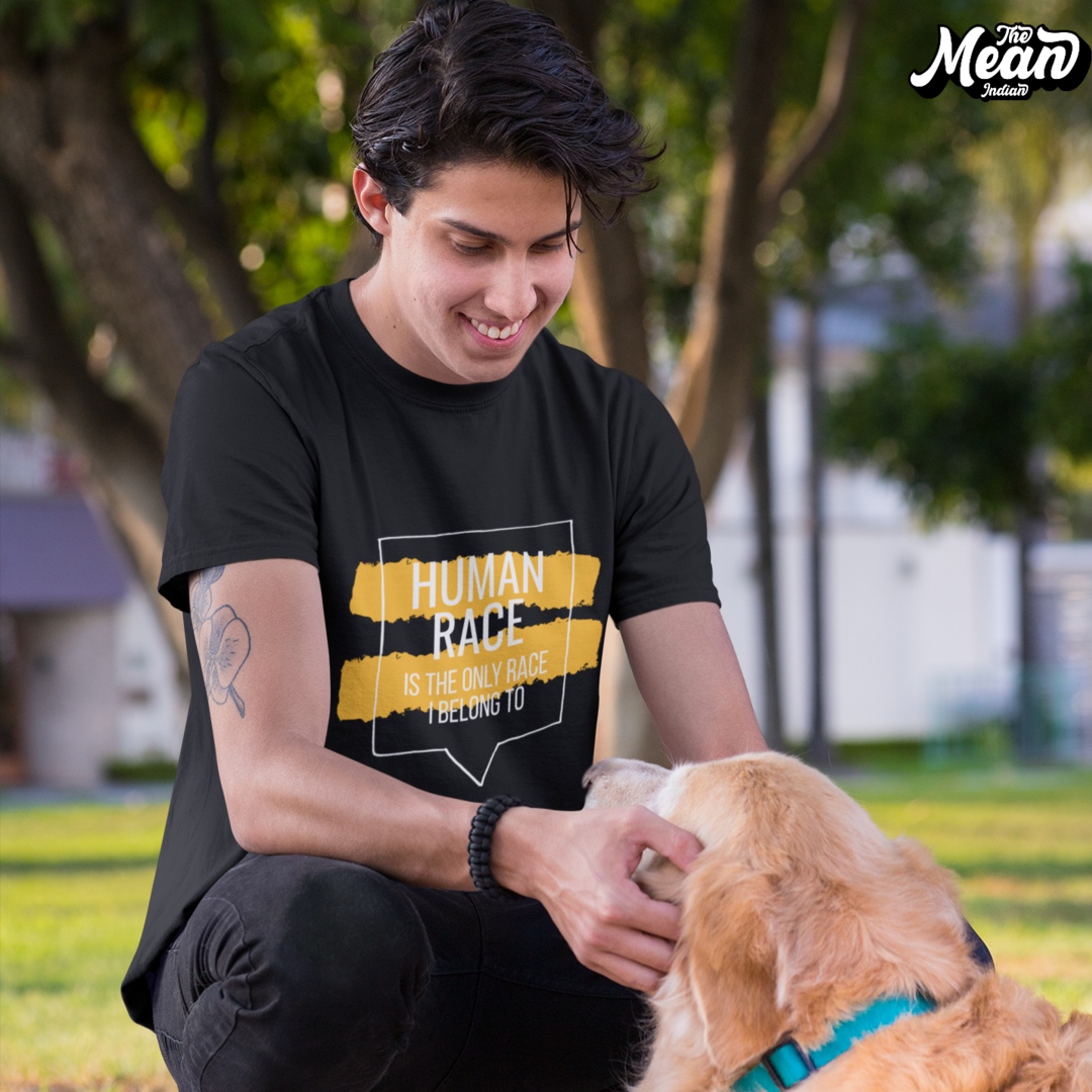 Human Race Men s T Shirt The Mean Indian Store