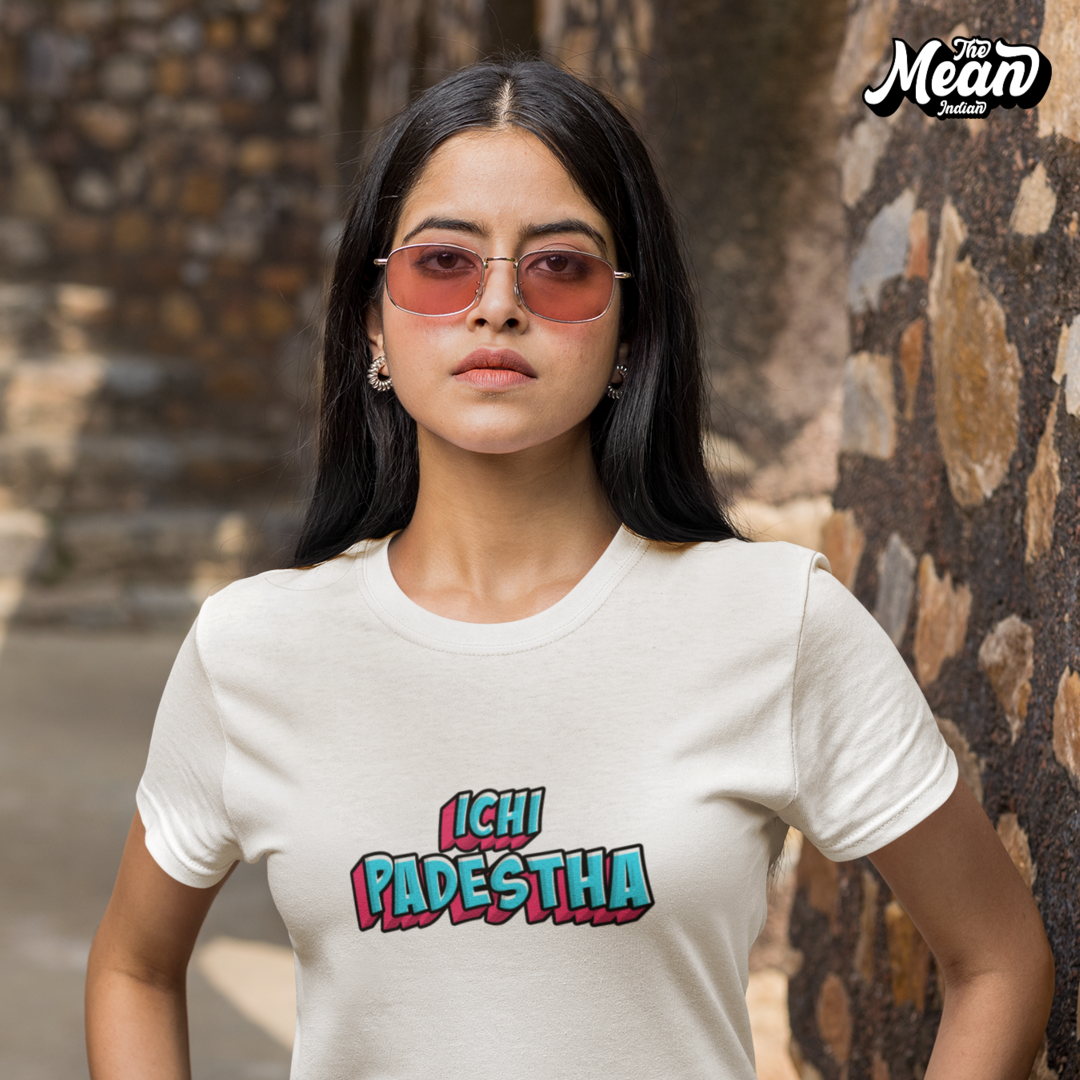 Ichi Padestha - Women's Telugu T-shirt The Mean Indian Store
