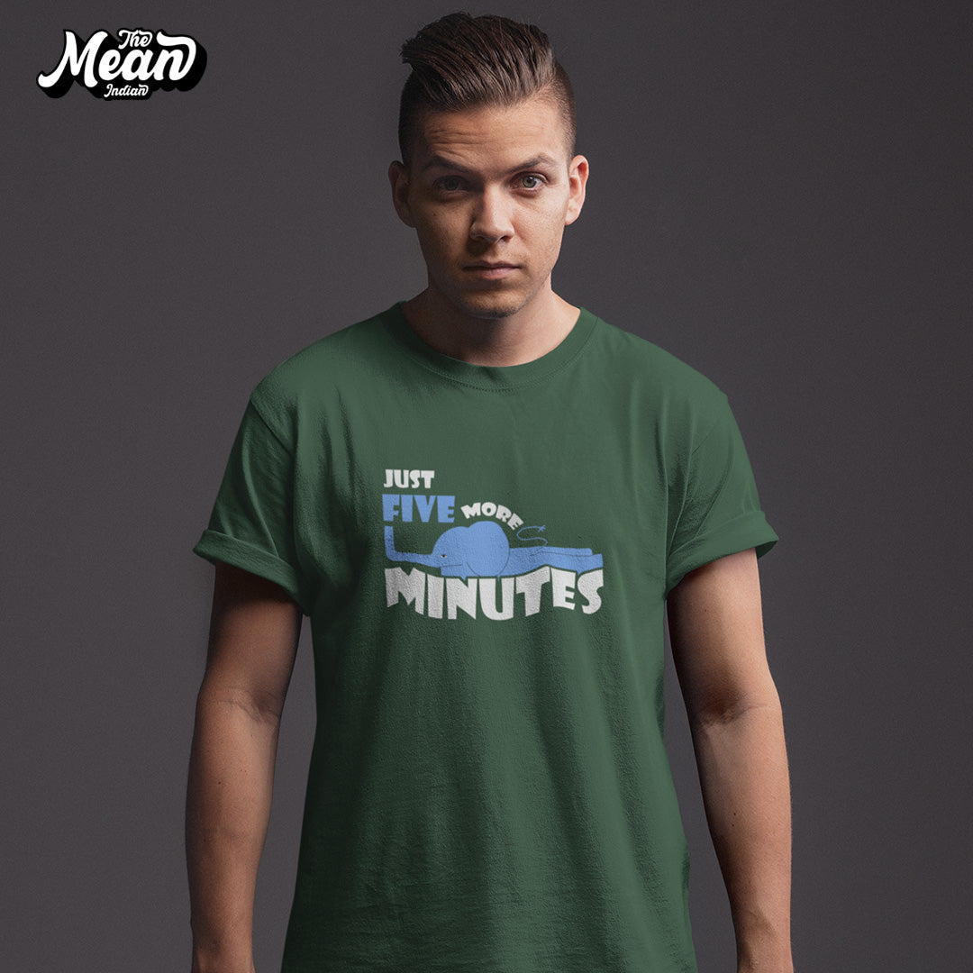 Just Five More Minutes - Men's T-shirt The Mean Indian Store