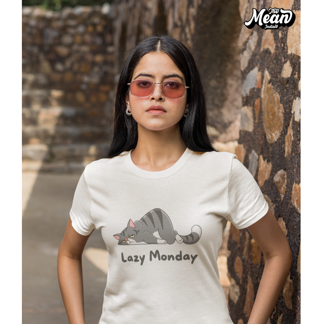 Lazy Monday - Boring Women's T-shirt The Mean Indian Store