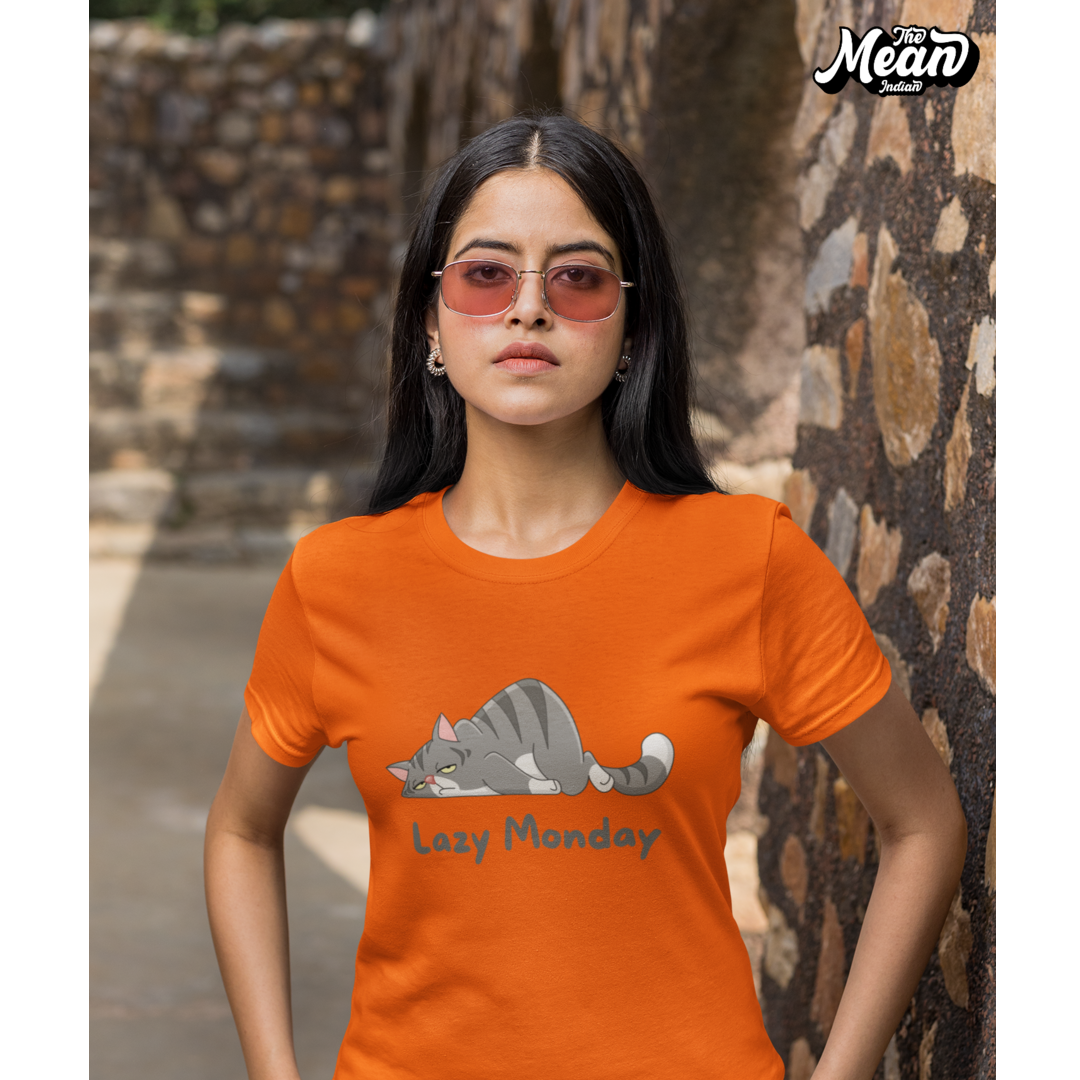Lazy Monday - Boring Women's T-shirt The Mean Indian Store
