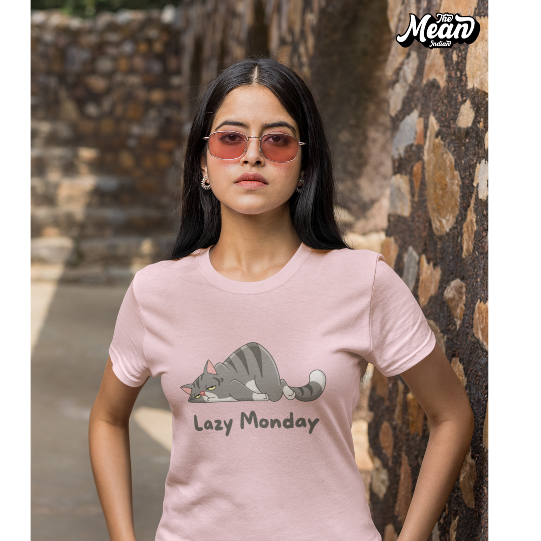 Lazy Monday - Boring Women's T-shirt The Mean Indian Store