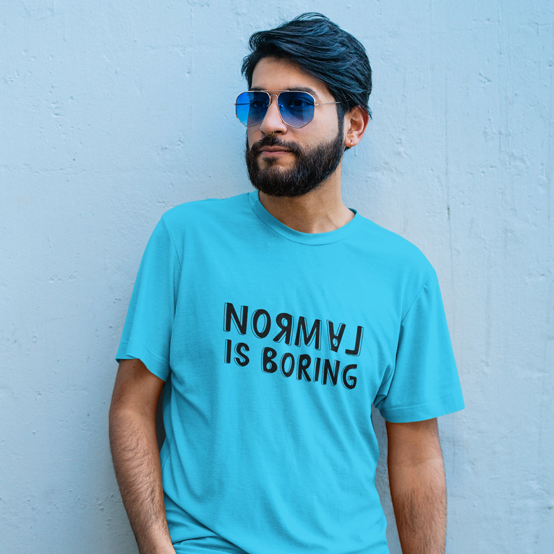 Normal is Boring - Men's T-shirt The Mean Indian Store