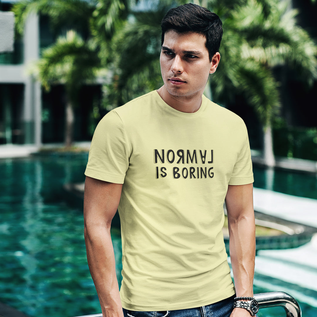 Normal is Boring - Men's T-shirt The Mean Indian Store
