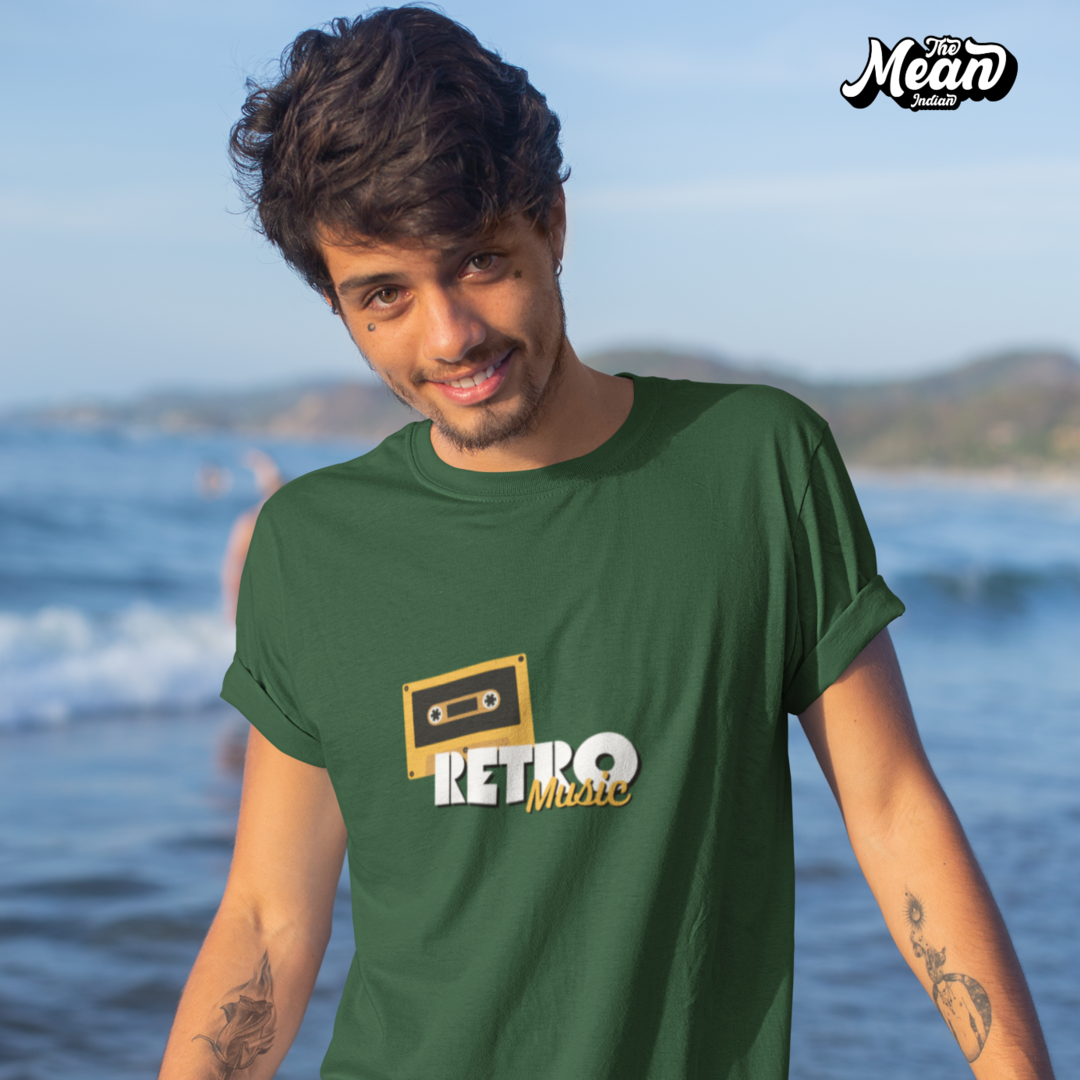 Retro Music - Boring Men's T-shirt The Mean Indian Store