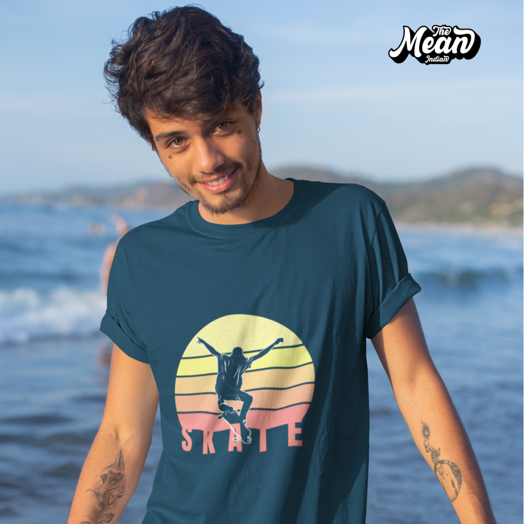 Skate - Boring Men's T-shirt The Mean Indian Store