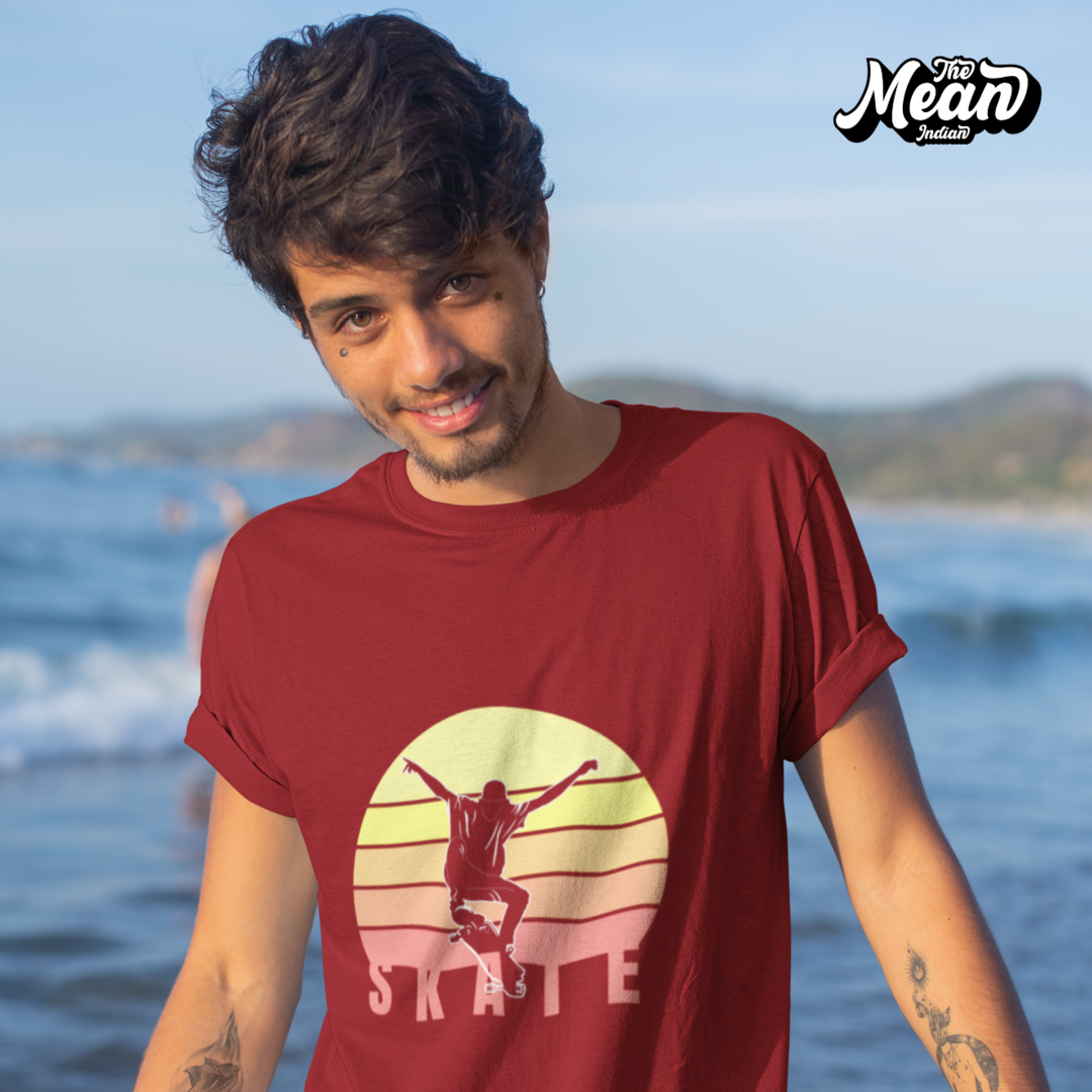 Skate - Boring Men's T-shirt The Mean Indian Store