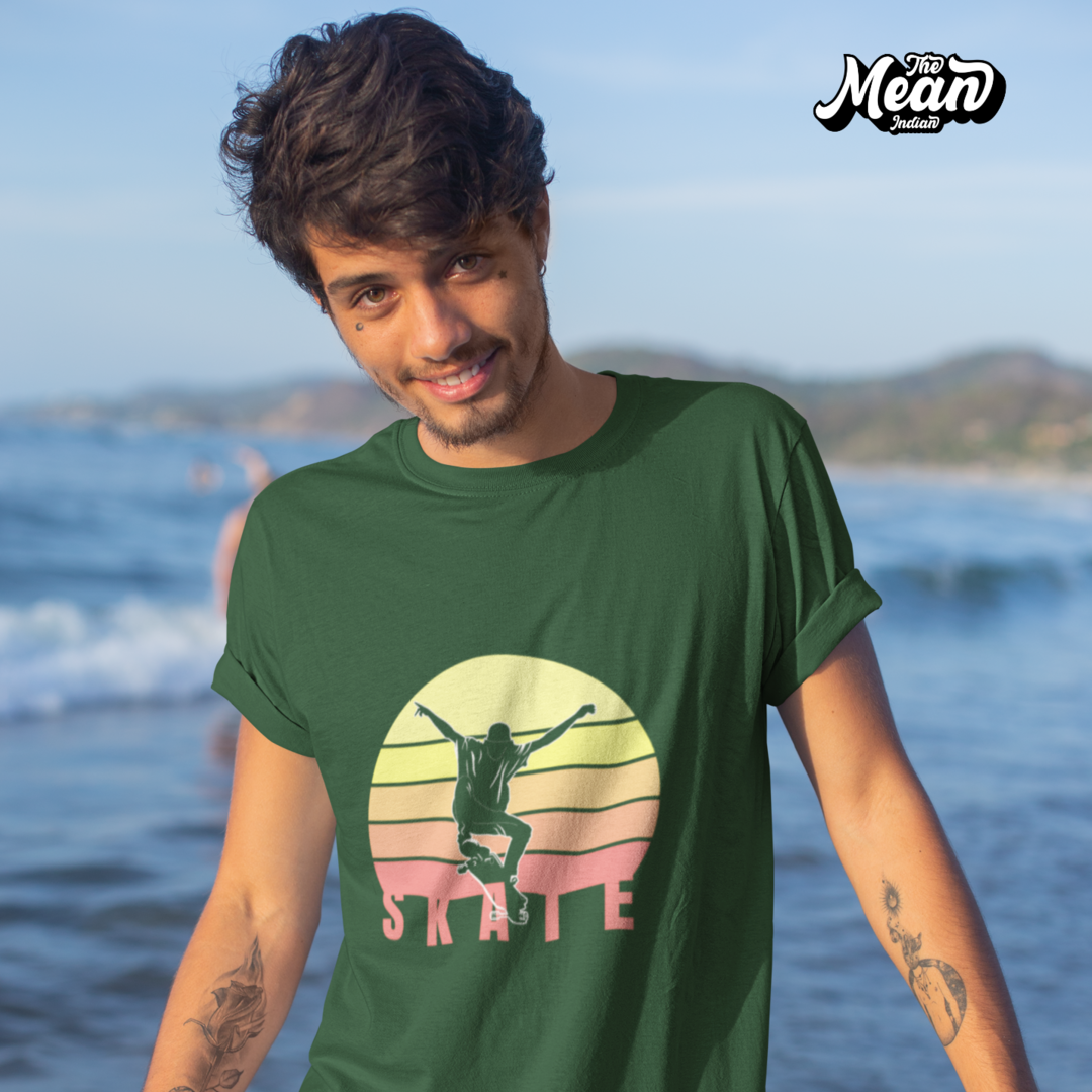 Skate - Boring Men's T-shirt The Mean Indian Store