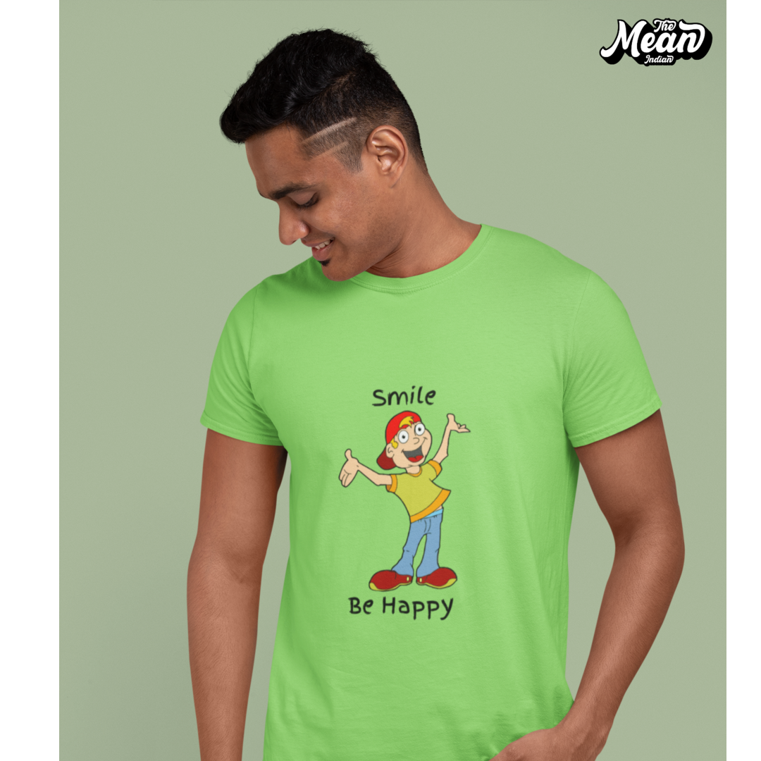 Smile be Happy - Boring men's T-shirt The Mean Indian Store
