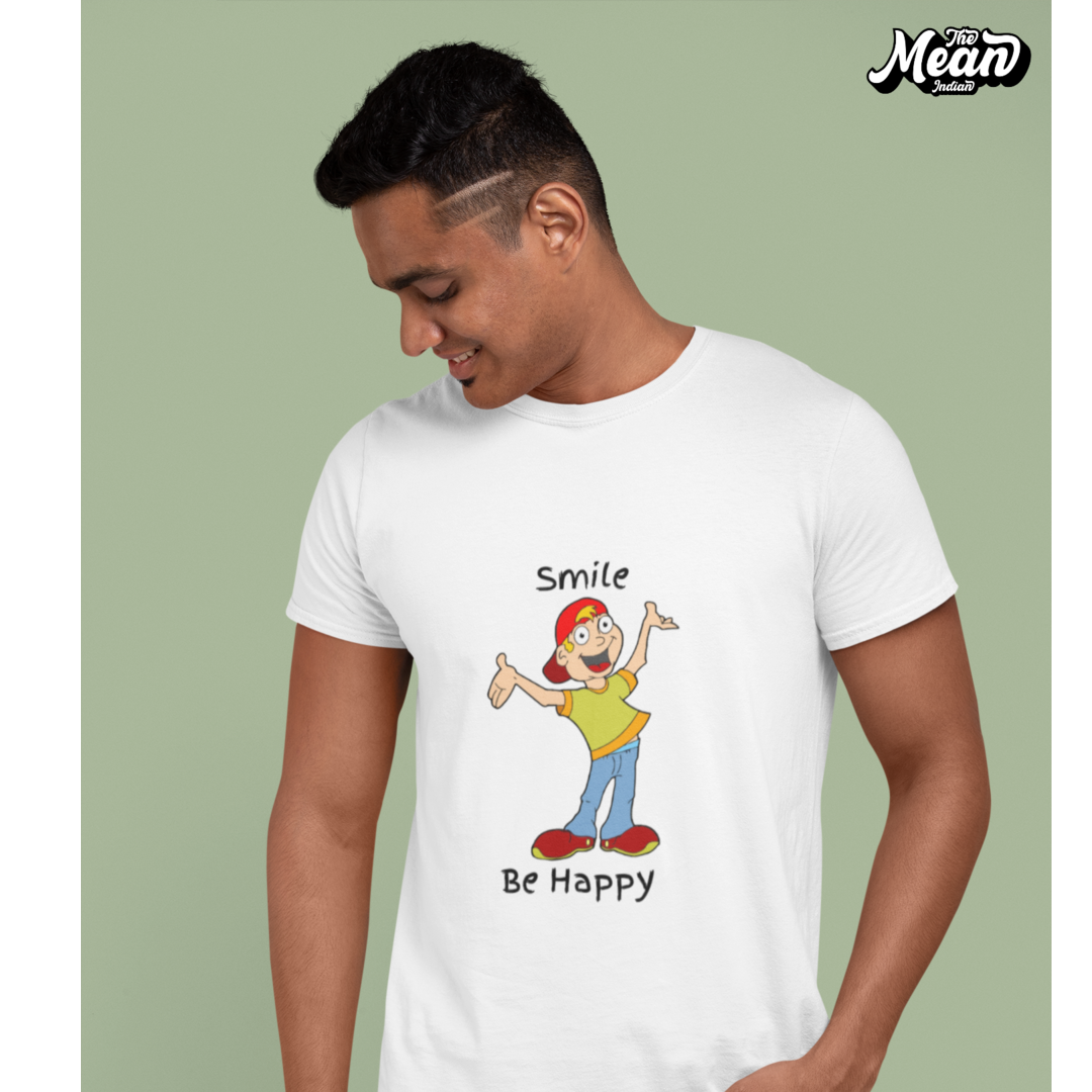 Smile be Happy - Boring men's T-shirt The Mean Indian Store
