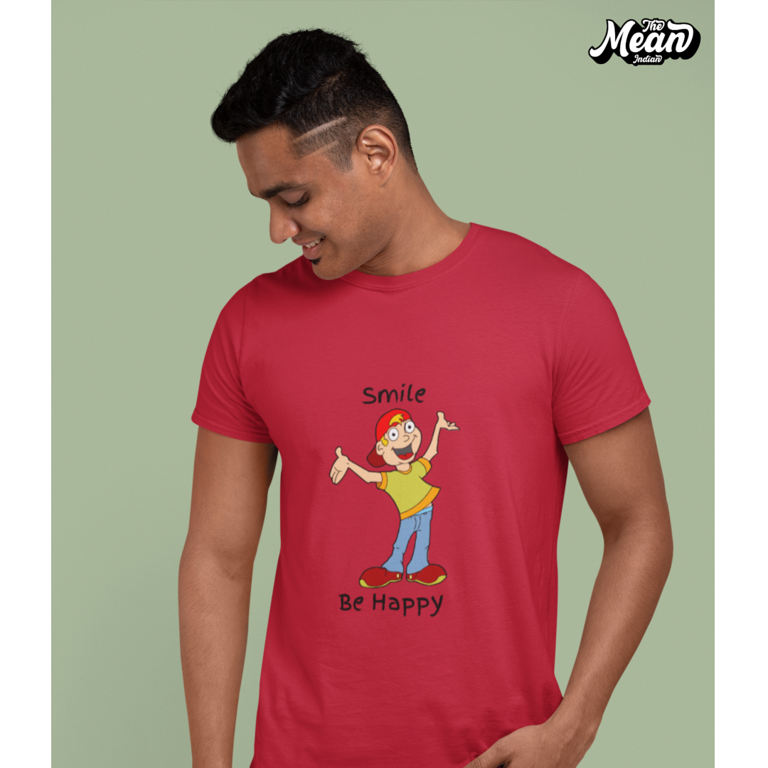 Smile be Happy - Boring men's T-shirt The Mean Indian Store
