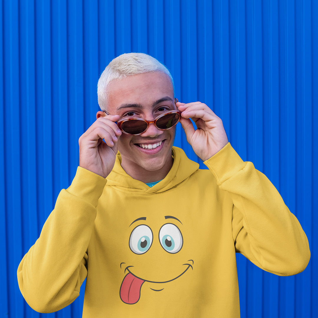 Smiley - Men Hoodie The Mean Indian Store