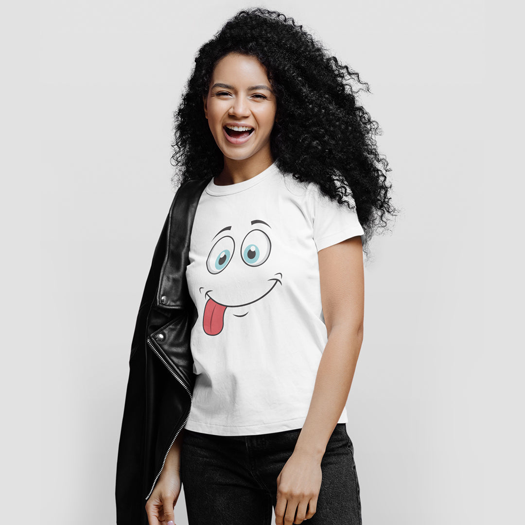 Smiley - Women T-shirt The Mean Indian Store