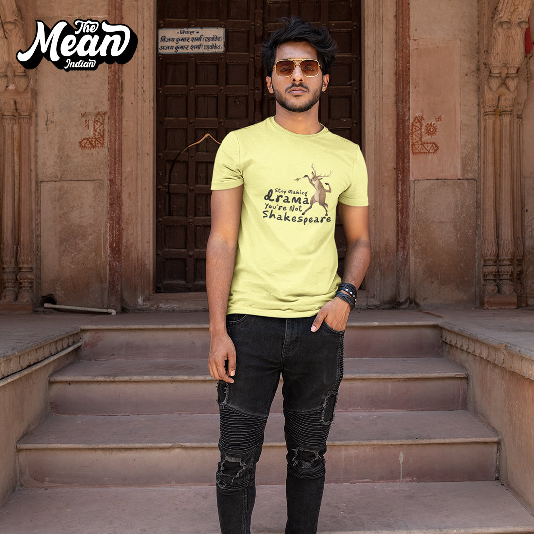 Stop Making Drama - Men's T-shirt The Mean Indian Store