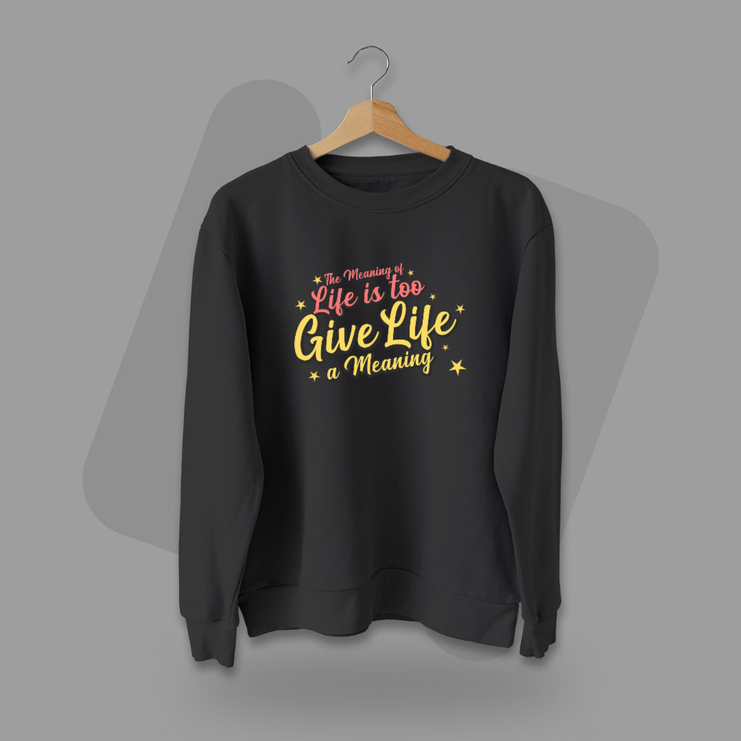 The Meaning of Life - Men Sweatshirt The Mean Indian Store
