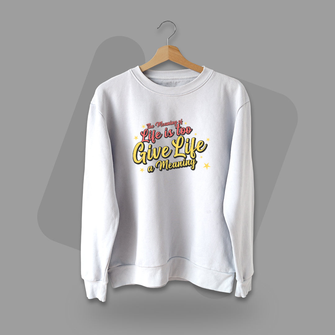 The Meaning of Life - Men Sweatshirt The Mean Indian Store