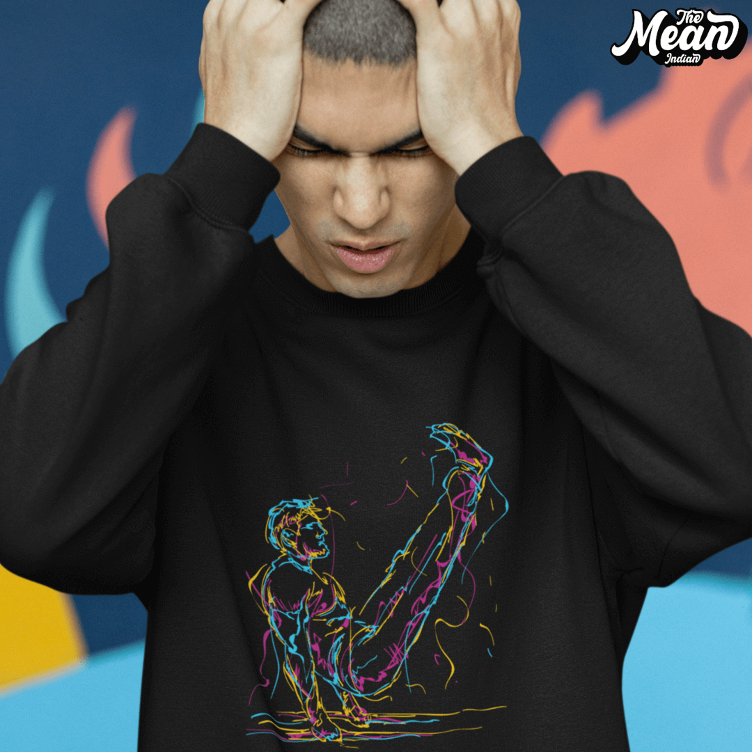 Abstract Fitness - Men's Sweatshirt The Mean Indian Store