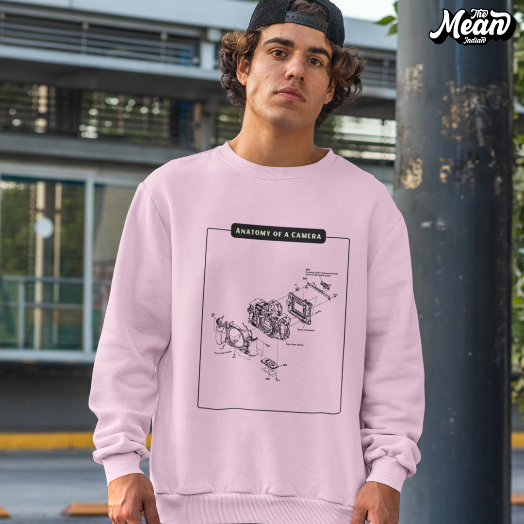 Anatomy of a Camera - Men's Sweatshirt The Mean Indian Store