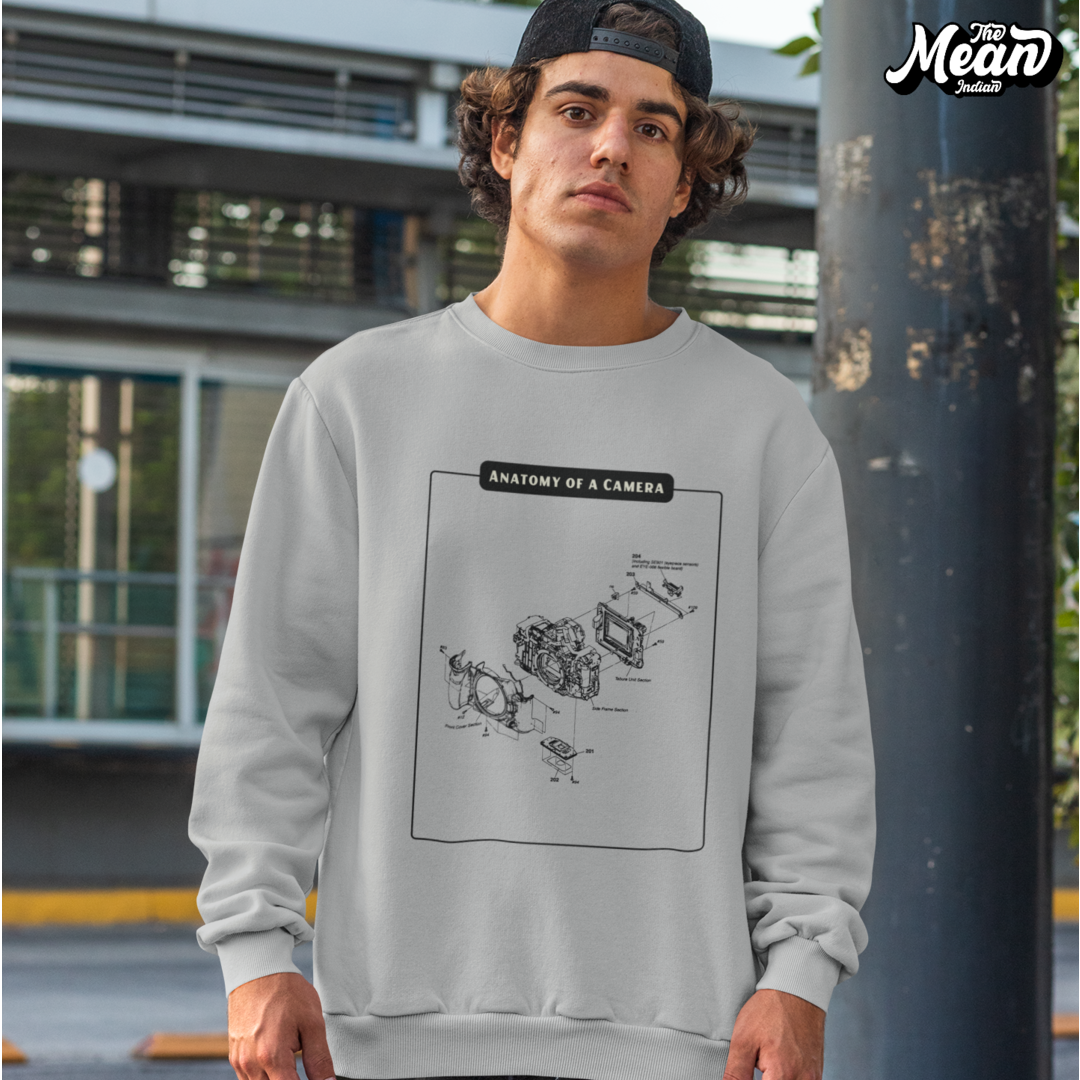 Anatomy of a Camera - Men's Sweatshirt The Mean Indian Store