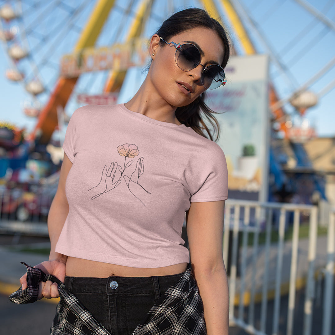 Beauty Minimal - Women Crop Top The Mean Indian Store
