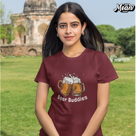 Beer Buddies -  Boring Women's T-shirt The Mean Indian Store