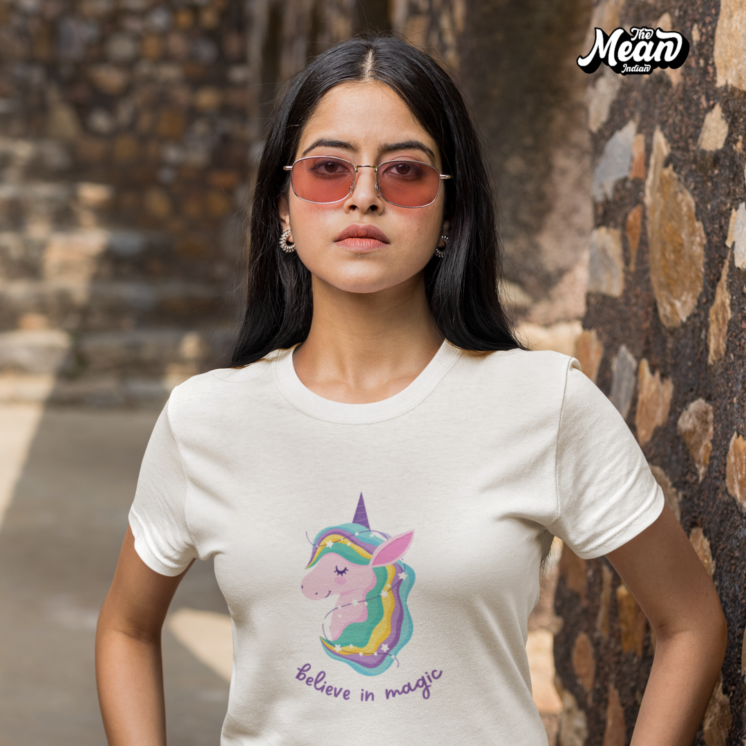Belive in Magic - Boring Women's T-shirt The Mean Indian Store