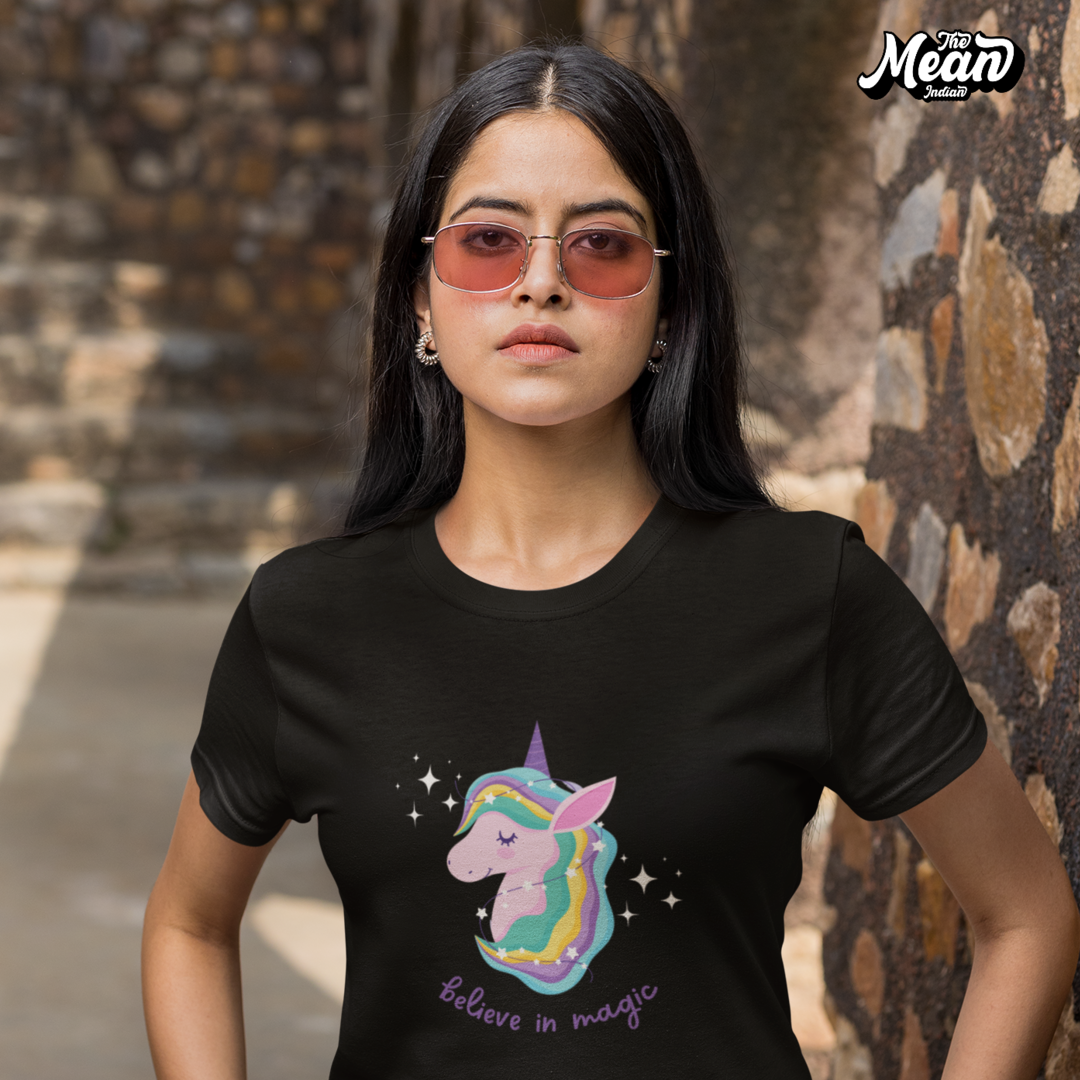 Belive in Magic - Boring Women's T-shirt The Mean Indian Store