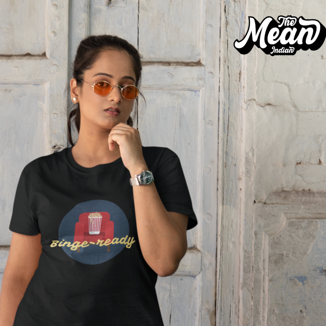 Binge ready - Boring Women's T-shirt The Mean Indian Store