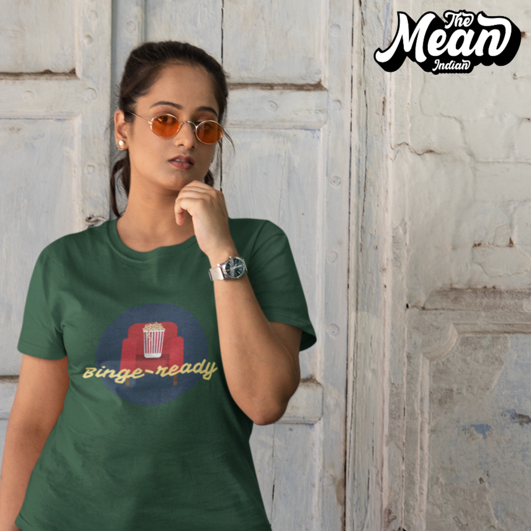 Binge ready - Boring Women's T-shirt The Mean Indian Store