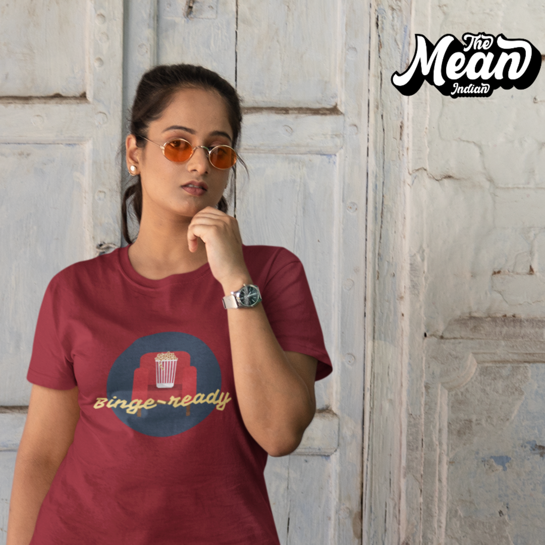 Binge ready - Boring Women's T-shirt The Mean Indian Store