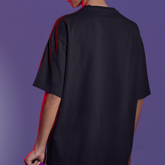 Black Oversized T-shirt The Mean Indian Store
