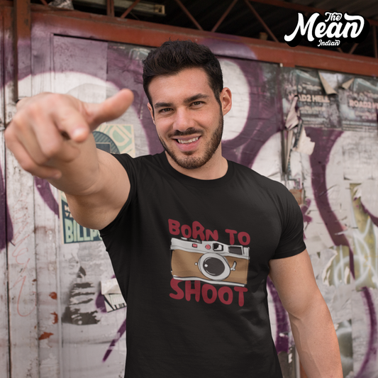 Born to Shoot- Boring Men's T-shirt The Mean Indian Store