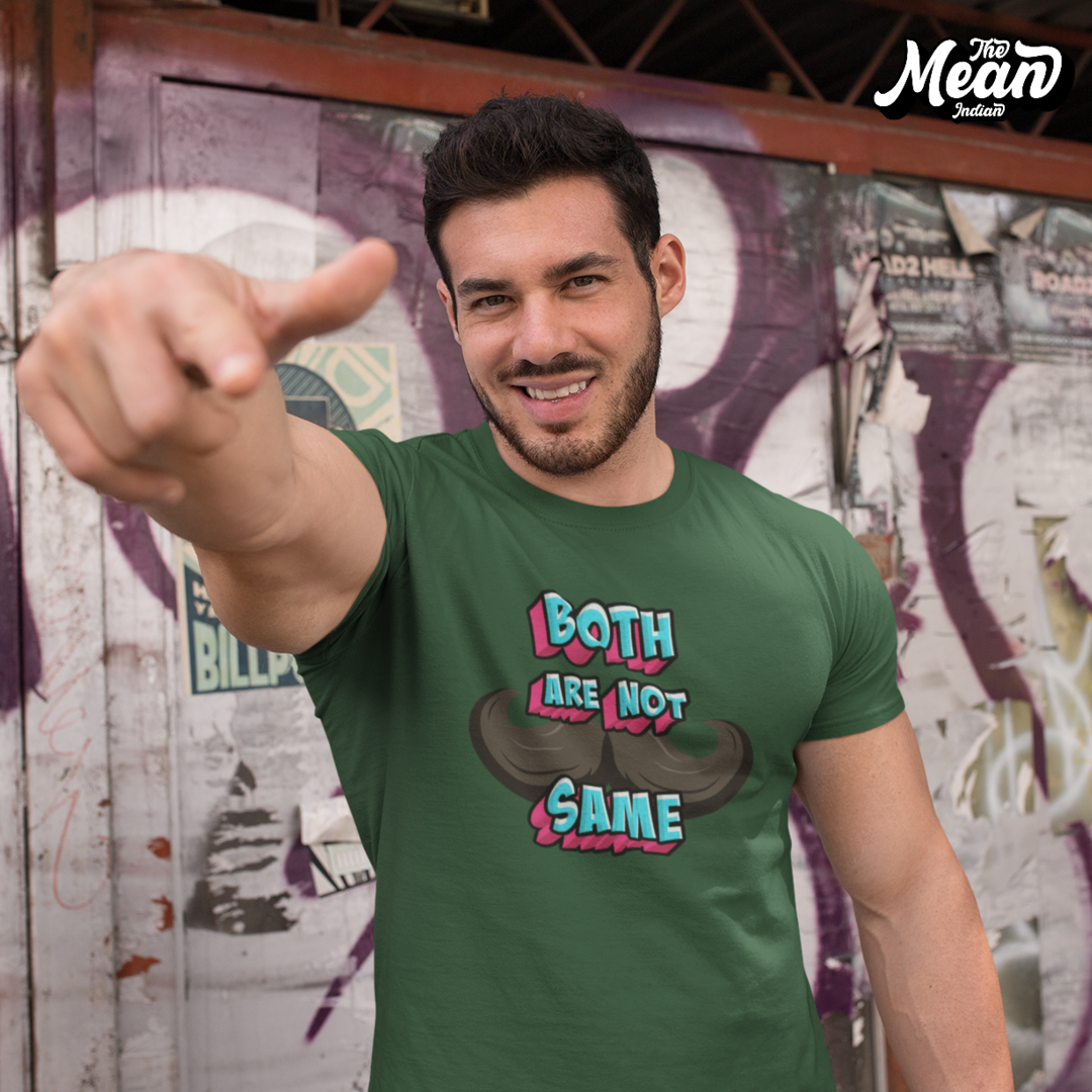 Both Are Not Same - Men's Telugu T-shirt The Mean Indian Store