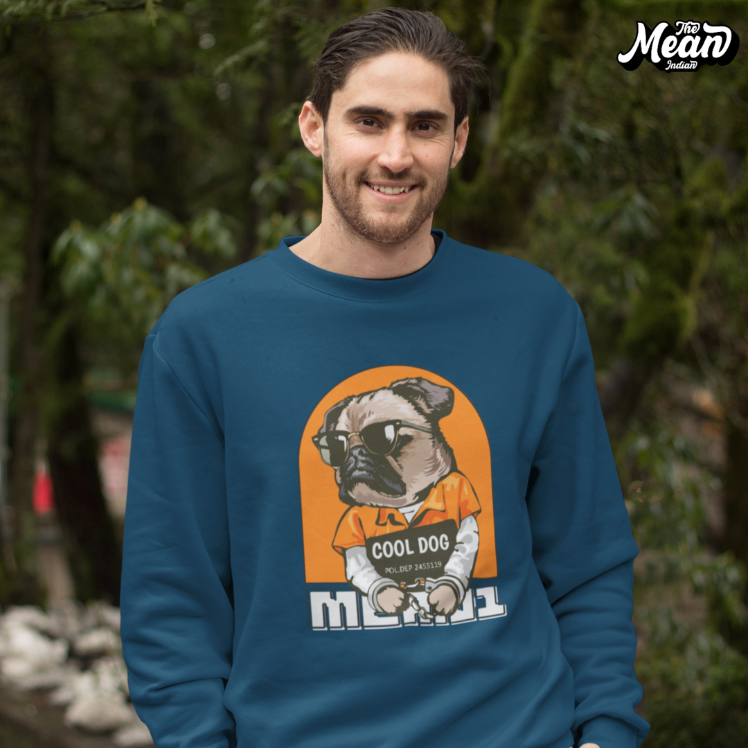Cool Dog Men's Sweatshirt The Mean Indian Store