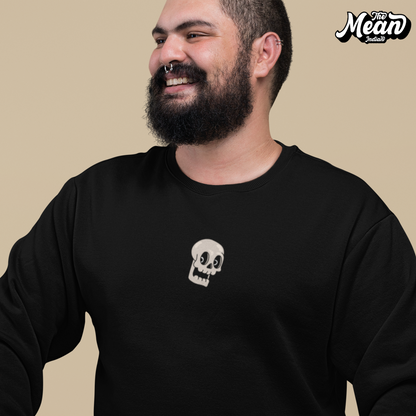 Cool Skull - Men's Black Sweatshirt The Mean Indian Store