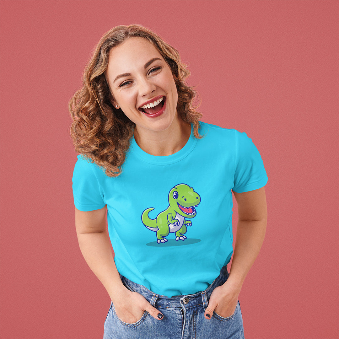 Cute Dinosaur - Women's T-shirt The Mean Indian Store