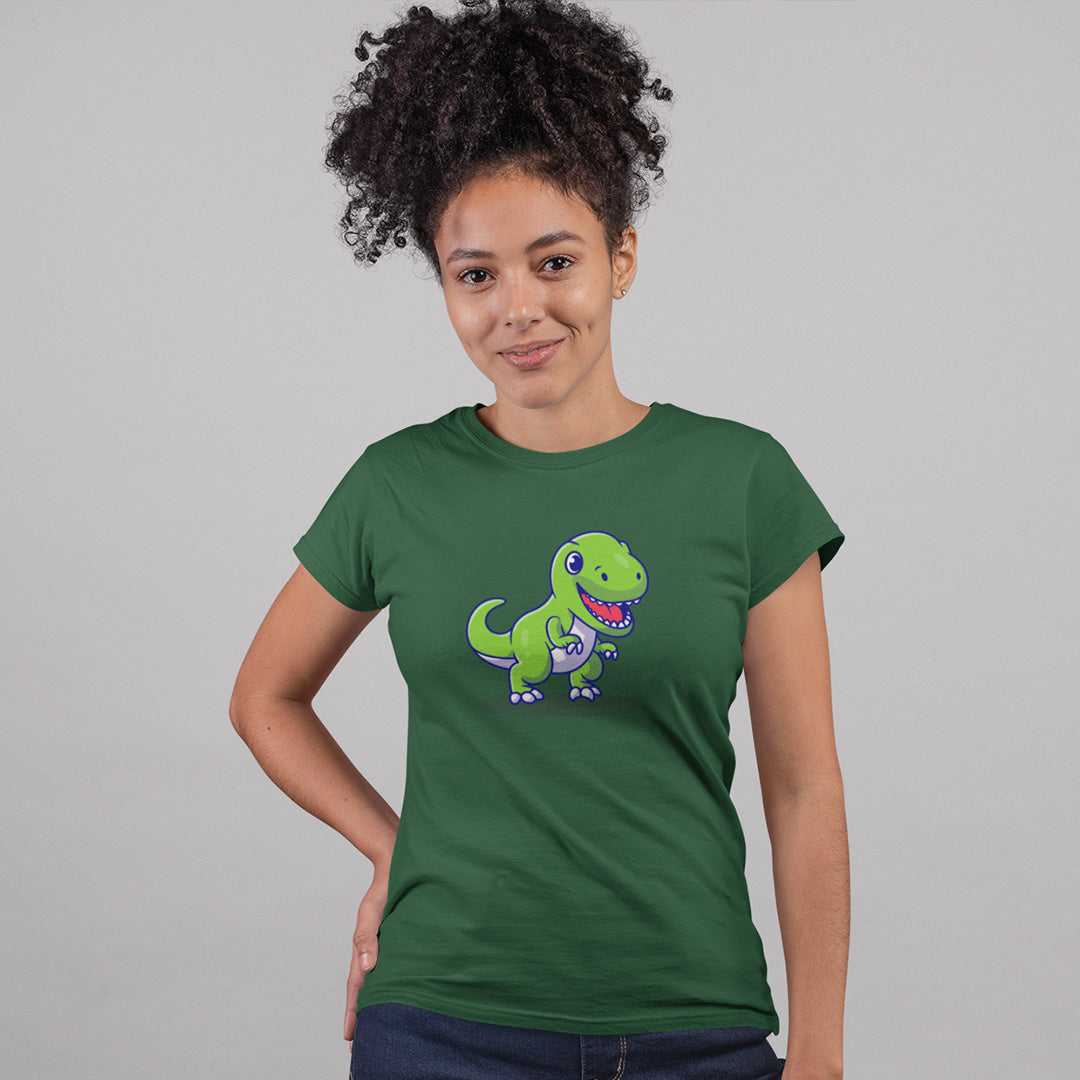 Cute Dinosaur - Women's T-shirt The Mean Indian Store