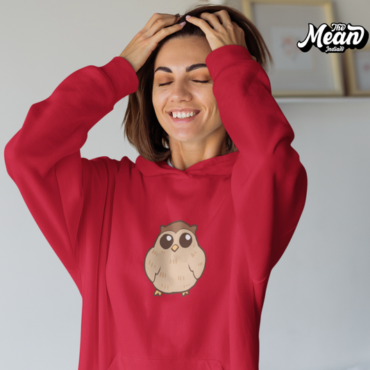 Cute Owl Women's Hoodie (Unisex) The Mean Indian Store