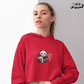 Cute Panda - Women's Crop Hoodie The Mean Indian Store