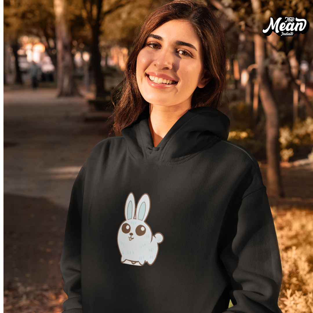 Cute Rabbit Women s Hoodie Unisex The Mean Indian Store