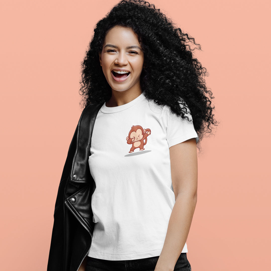 Dab Monkey - Women T-shirt The Mean Indian Store
